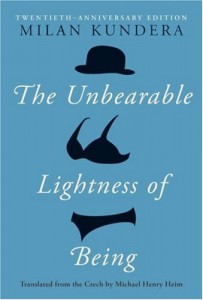 the unbearable lightness of being book buy